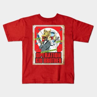 Mystery Science Rusty Barn Sign 3000 - Operation: Kid Brother Kids T-Shirt